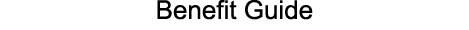 Benefit Guide